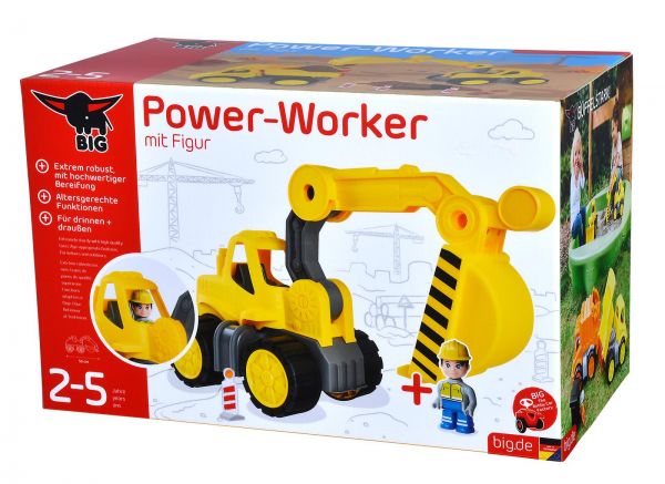 BIG 800054835 BIG -Power-Worker Bagger + Figur
