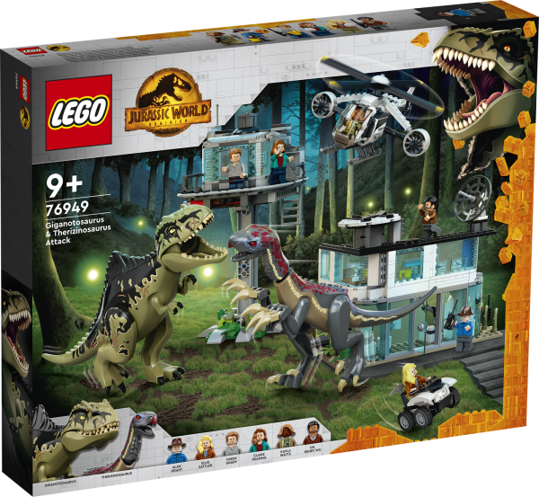 LEGO® Jurassic World™ 76949 Giganotosaurus &amp; Therizinosaurus Angriff