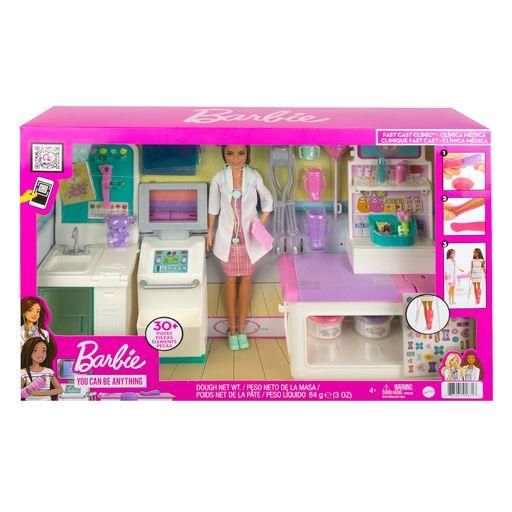 MATTEL GTN61 Barbie &quot;Gute Besserung&quot; Krankenstation Spielset mit Puppe