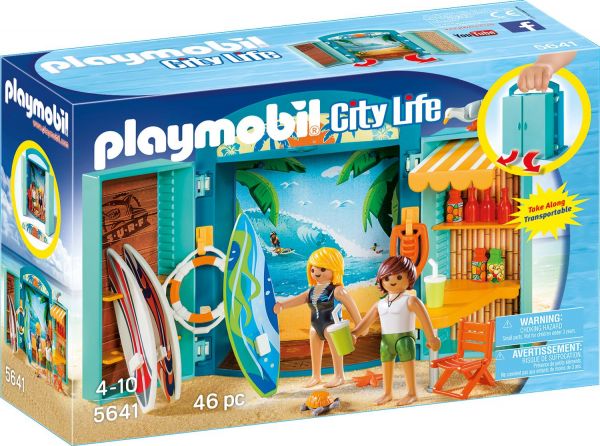 PLAYMOBIL® 5641 Aufklapp-Spiel-Box &quot;Surf Shop&quot;