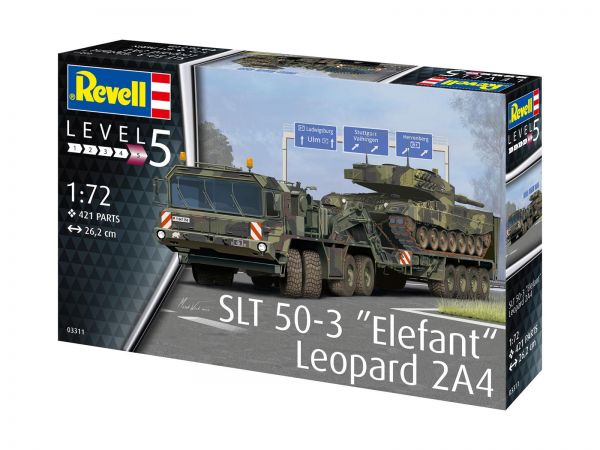Revell 03311 1:72 SLT 50-3 &quot;Elefant&quot; + Leopard 2A4