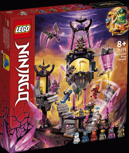 LEGO® NINJAGO 71771 Der Tempel des Kristallkönigs