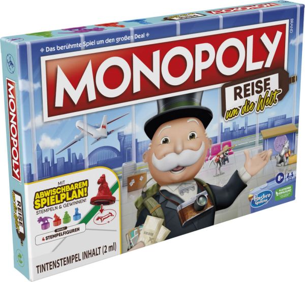 Hasbro F4007 Monopoly Reise um die Welt
