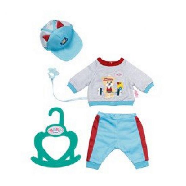 ZAPF 831878 BABY born Little Sport Outfit blau 36 cm