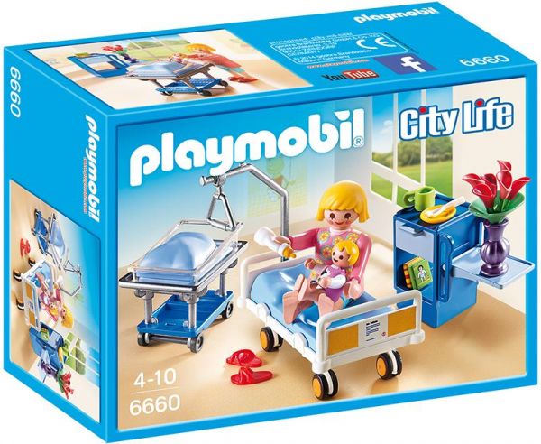 PLAYMOBIL® 6660 Krankenzimmer mit Babybett