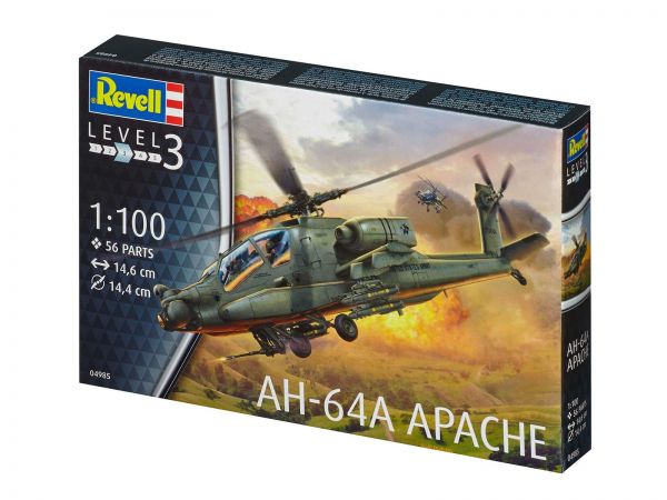 Revell 04985 1:100 AH-64A Apache