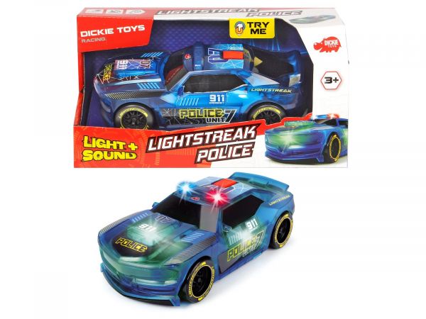 Dickie Toys 203763001 Lightstreak Police