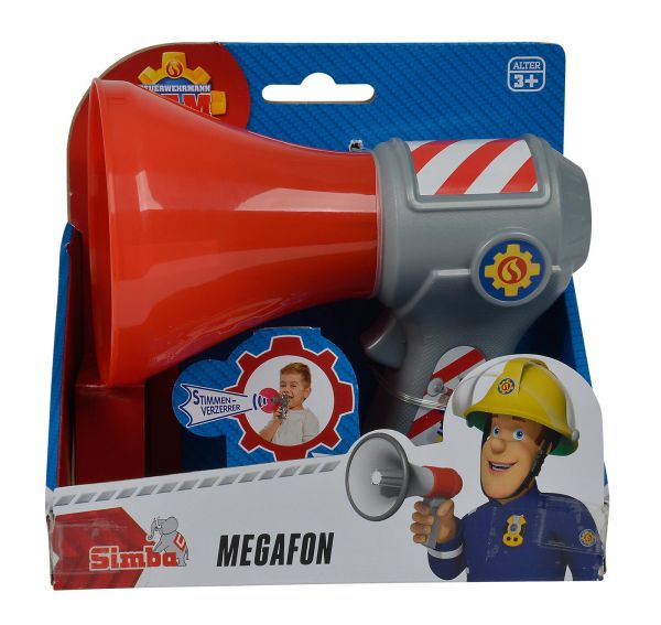Simba 109258699 Feuerwehrmann Sam Feuerwehr Megaphon