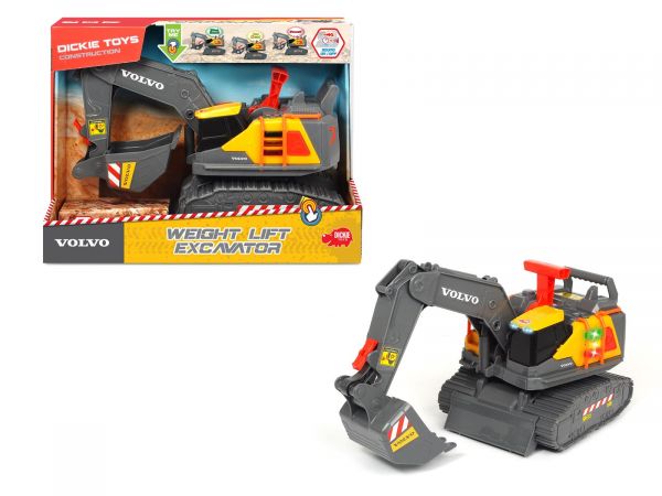 Dickie Toys 203725006 Volvo Weight Lift Excavator