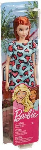 MATTEL GHW48 Barbie Chic Puppe (rote Haare) mit Kleid