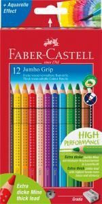 Faber-Castell 110912 Buntstift Jumbo Grip, 12 Stück