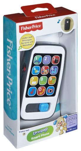FISHER-PRICE BHB90 Lernspaß Smart Phone, Kinder Smartphone, Spielzeughandy, Lernspielzeug