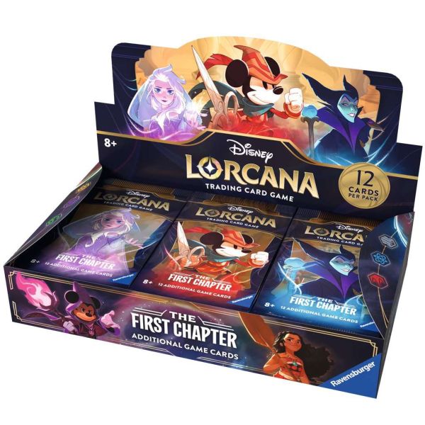 Disney Lorcana Trading Card Game: Das Erste Kapitel - Display mit 24 Booster Packs (Englisch)