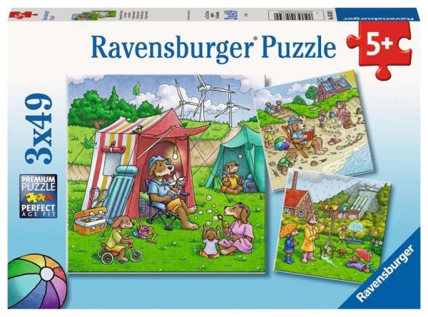 RAVENSBURGER 05639 Kinderpuzzle Regenerative Energien 3x49 Teile
