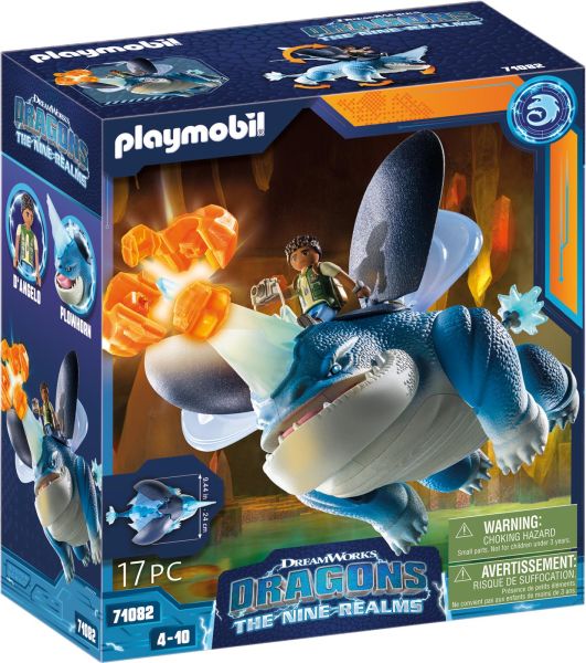 PLAYMOBIL® 71082 Dragons: The Nine Realms - Plowhorn &amp; D´Angelo