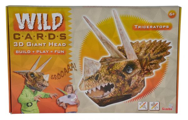 Simba 106304077 Wild Cards Triceratops