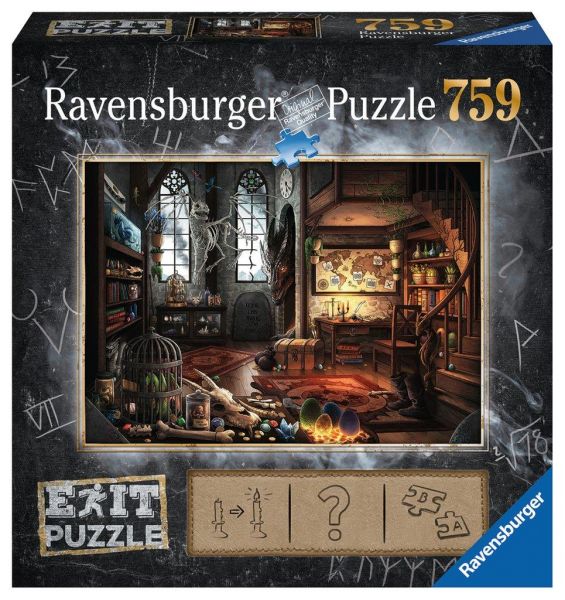 Ravensburger 19954 Puzzle - EXIT Im Drachenlabor - 759 Teile