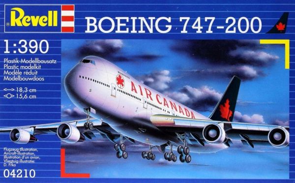 Revell 04210 1:390 Boeing 747-200
