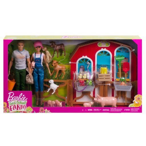 MATTEL GFF51 Barbie &quot;Spaß auf dem Bauernhof&quot; Spielset mit zwei Puppen