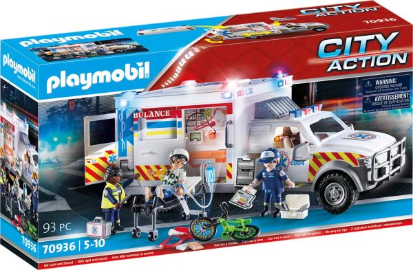 PLAYMOBIL® 70936 Rettungs-Fahrzeug: US Ambulance