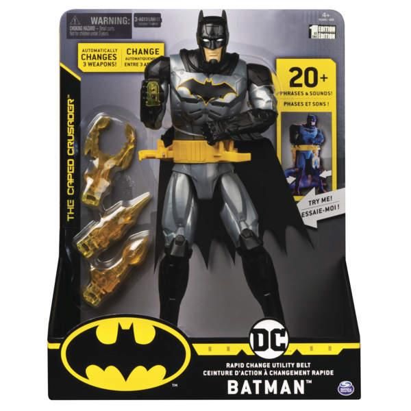 Spin Master 13474 BAT Batman - 30cm-Figur mit Waffengürtel