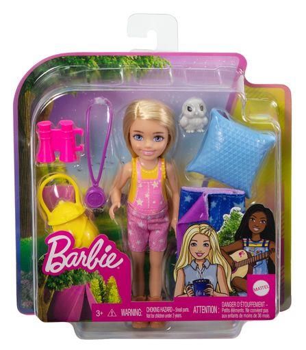 MATTEL HDF77 Barbie "It takes two Camping" Chelsea Puppe inkl. Tier & Zubehör