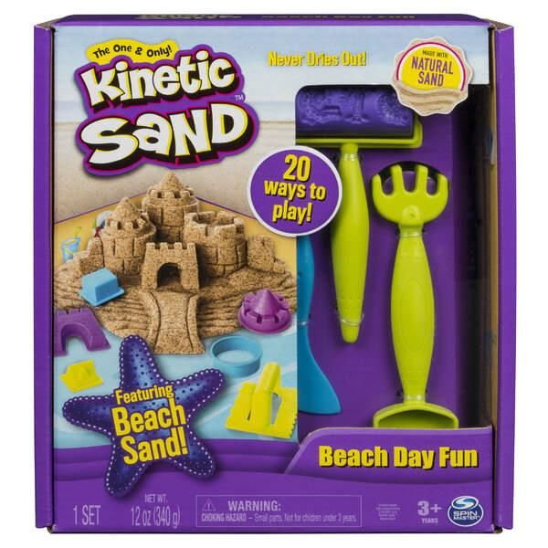 Spin Master 51556 KNS Kinetic Sand - Beach Day Fun Kit (340 g)
