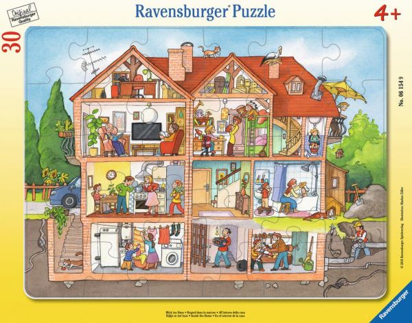 Ravensburger 06154 Puzzle Blick ins Haus 30 Teile