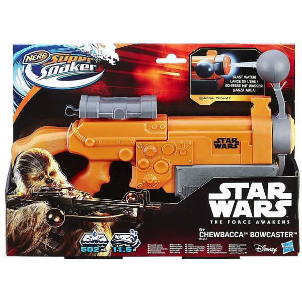 Hasbro B4446 Star Wars E7 Super Soaker Chewbacca Bowcaster Blaster