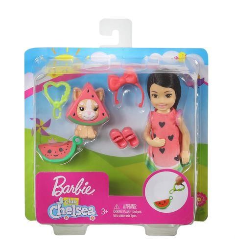 MATTEL GHV71 Barbie Chelsea Wassermelonen-Kostüm Puppe