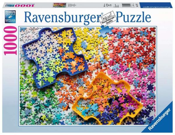 Ravensburger 15274 Puzzle Viele bunte Puzzleteile 1000 Teile