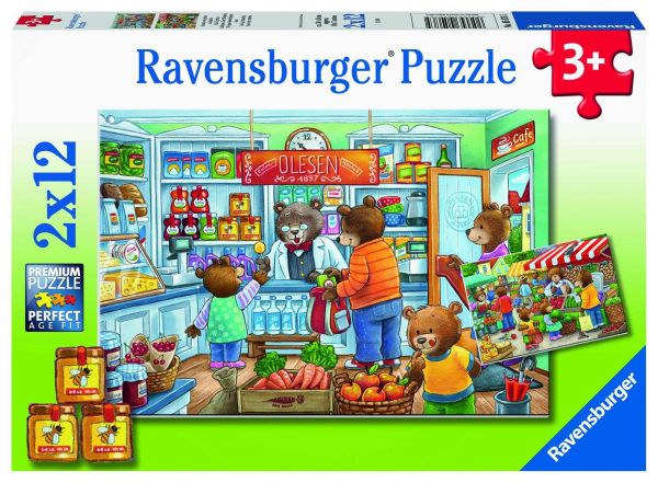 Ravensburger 05076 Ravensburger Kinderpuzzle - Komm, wir gehen einkaufen