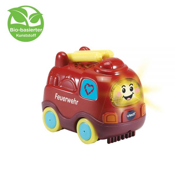 Vtech 80-543104 Tut Tut Baby Flitzer - Feuerwehr (aus bio-basiertem Kunststoff)