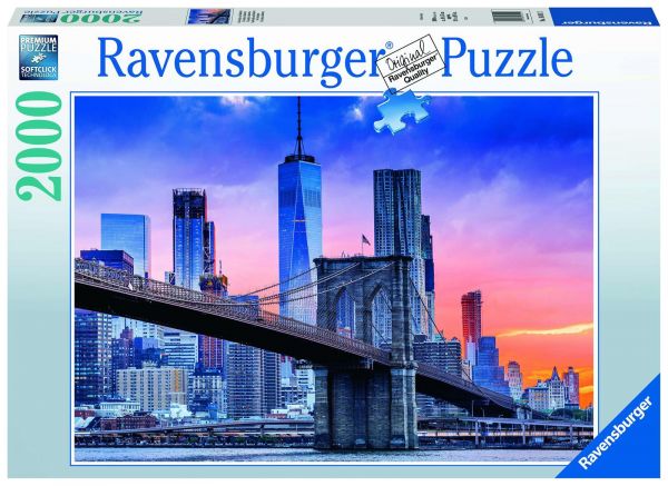 Ravensburger 16011 Ravensburger Puzzle - Von Brooklyn nach Manhatten - 2000 Teile