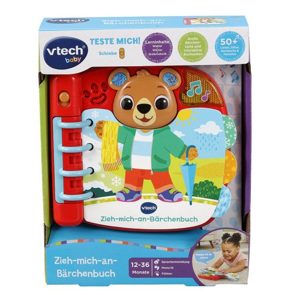 VTech 80-558304 Zieh-mich-an-Bärchenbuch