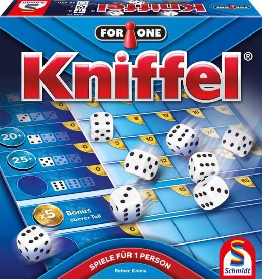 Schmidt Spiele 49432 FAMILIENSPIELE For One, Kniffel®