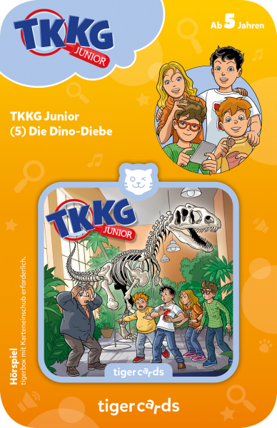 TIGER MEDIA 4161 tigercard - TKKG Junior - Die Dino-Diebe