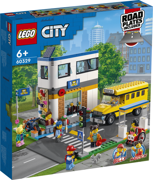 LEGO® City 60329 Schule mit Schulbus