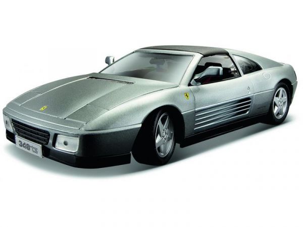 Bburago 15616006GY Modellauto Ferrari 348ts, grau