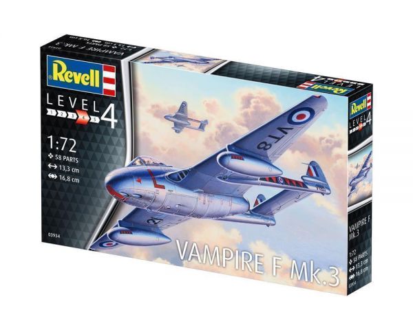 Revell 03934 1:72 Vampire F Mk.3