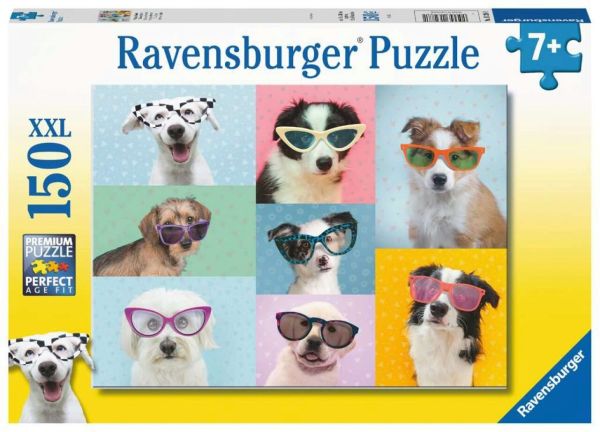 RAVENSBURGER 13288 Kinderpuzzle Witzige Hunde 150 Teile