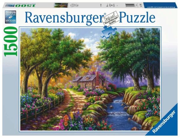 RAVENSBURGER 17109 Puzzle Cottage am Fluß 1500 Teile