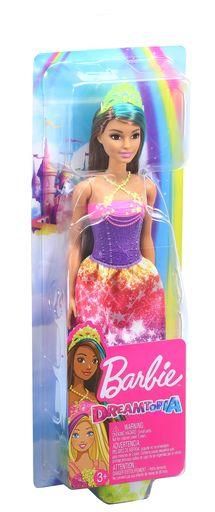 MATTEL GJK14 Barbie Dreamtopia Prinzessin Puppe (brünett und türkisfarbenes Haar)