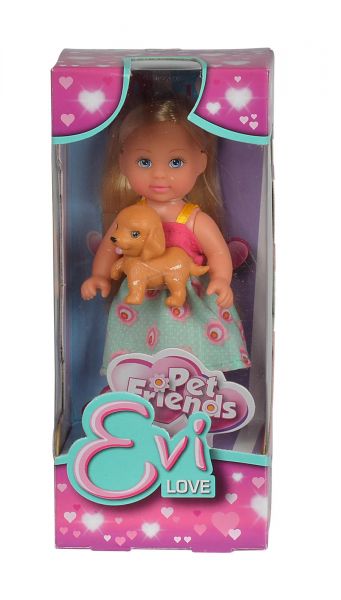 Simba 105730513 Evi Love Puppe mit Haustier sortiert
