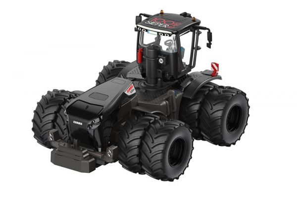 SIKU 6799 1:32 Claas Xerion 5000 schwarz mit Doppelbereifung und Bluetooth App-Steuerung, 100 Jahre