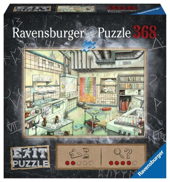 Ravensburger 16783 Puzzle - Exit Das Labor - 368 Teile