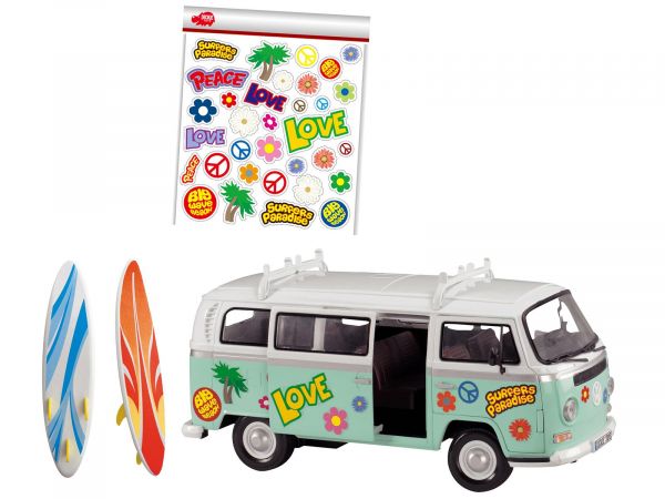 Dickie Toys 203776000 1:14 Surfer Van