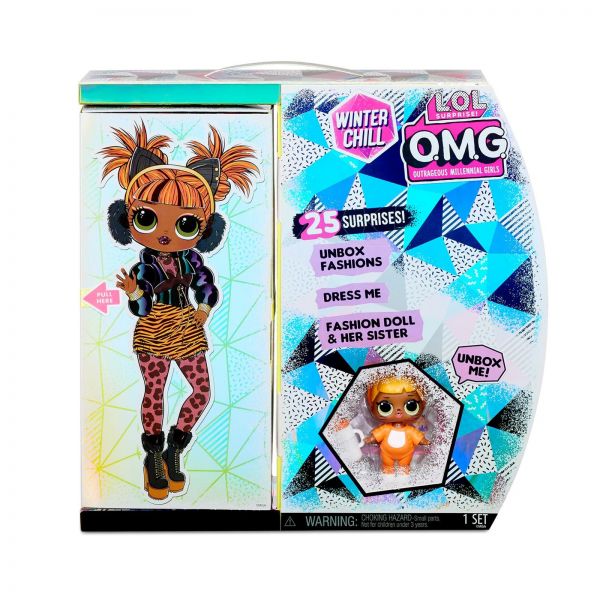 MGA Entertainment 570271E7C L.O.L. Surprise OMG Winter Wonderland Surprise - Doll 4 Missy Meow and B