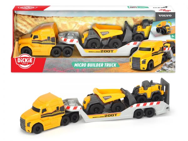 Simba 203725005 Mack/Volvo Micro Builder Truck