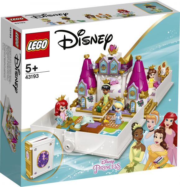 LEGO® DISNEY PRINCESS™ 43193 Märchenbuch Abenteuer mit Arielle, Belle, Cinderella und Tiana